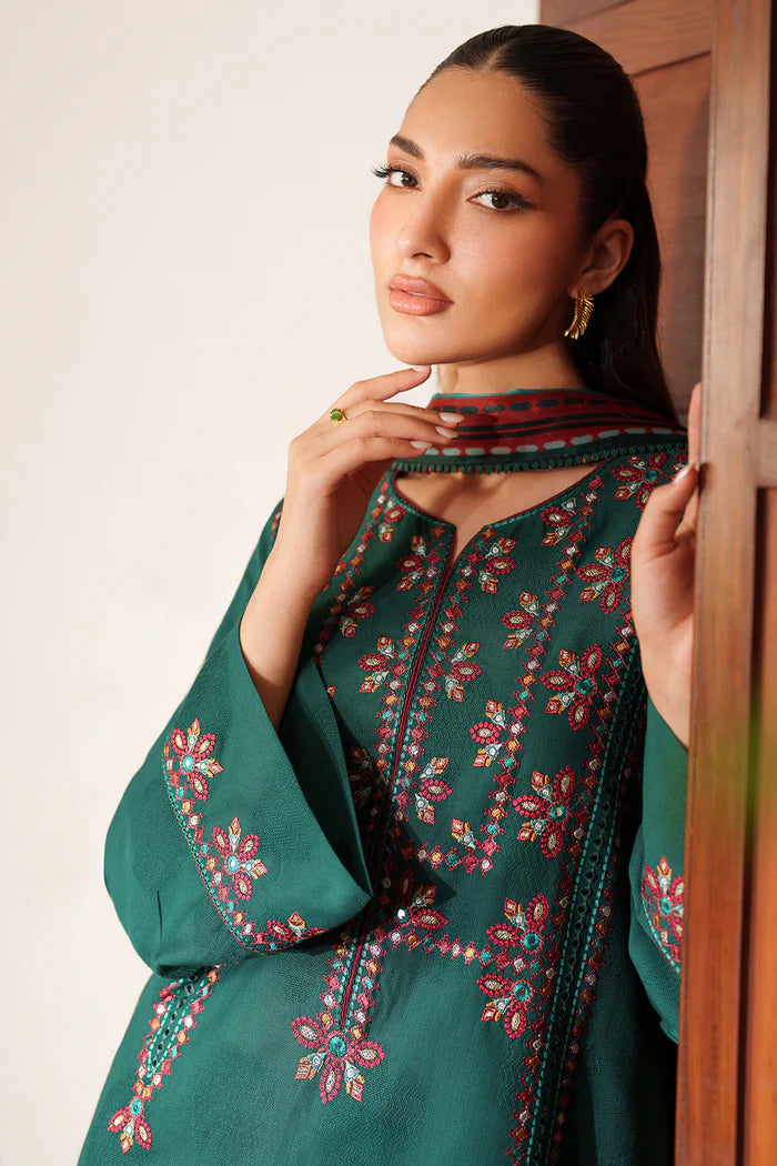 Jazmin Embroidered Viscose Suit UW-0146