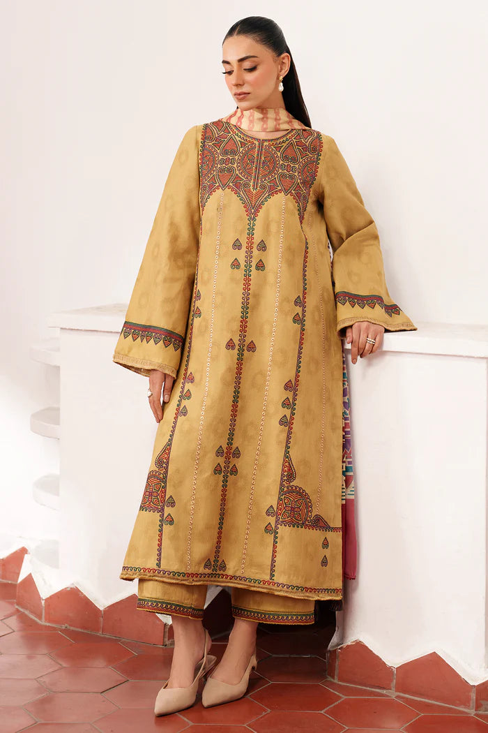 Jazmin Embroidered Viscose Suit UW-0142