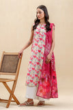 Beechtree Printed Blended Lawn Suit VERDANT HEM BT-08
