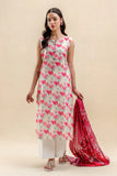 Beechtree Printed Blended Lawn Suit VERDANT HEM BT-08