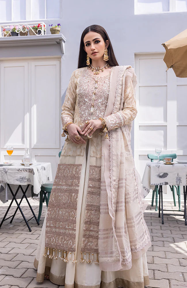 Alzohaib Embroidered Lawn 3-Piece Suit MEL-22-06B