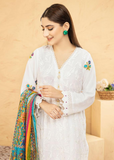 Lush Embroidered Chiffon Chikankari 3 Piece Suit L129