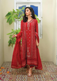 Lush Embroidered Chiffon 3 Piece Suit L123