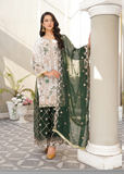 Lush Embroidered Chiffon 3 Piece Suit L103