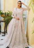 Maryum N Maria Embroidered Organza 3 Piece Suit Plush Pink