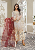 Lush Embroidered Organza 3 Piece Suit L119