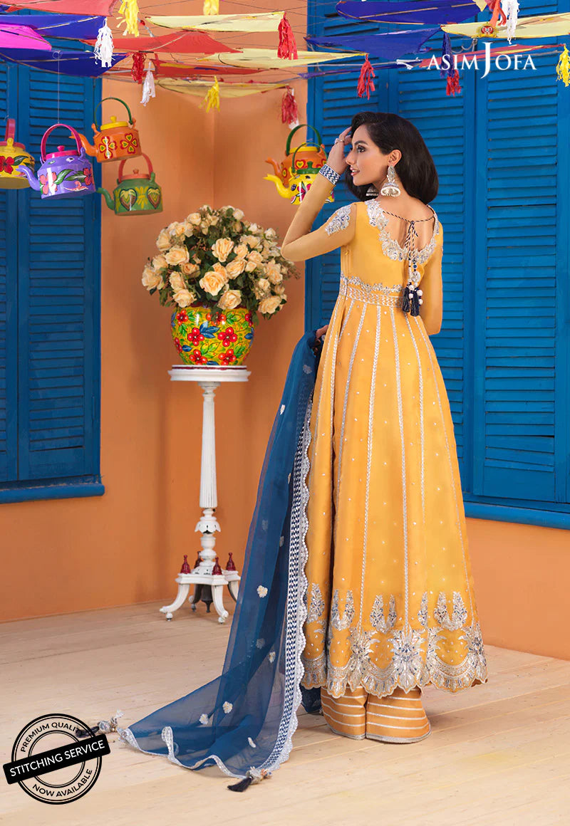 Asim Jofa Embroidered Organza 3 Piece Suit AJFC-61