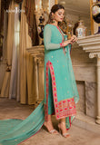 Asim Jofa Embroidered Chiffon 3-piece suit AJSM16