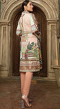 Simran Pret Lawn with Chiffon Dupatta 3 piece Suit - AL163