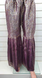 Creations Embroidered Jamawar 1 piece sharara Design B-361