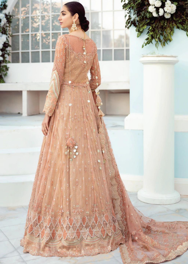 Iznik Embroidered Net 3 Piece suit ICC-07 Rose Quartz