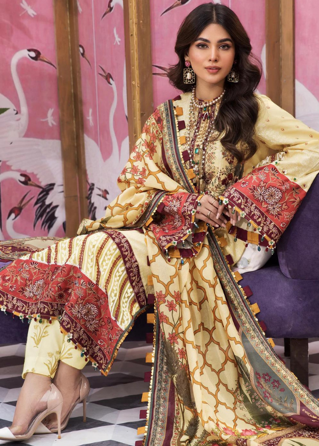 Anaya Embroidered Lawn 3 Piece suit EILEEN