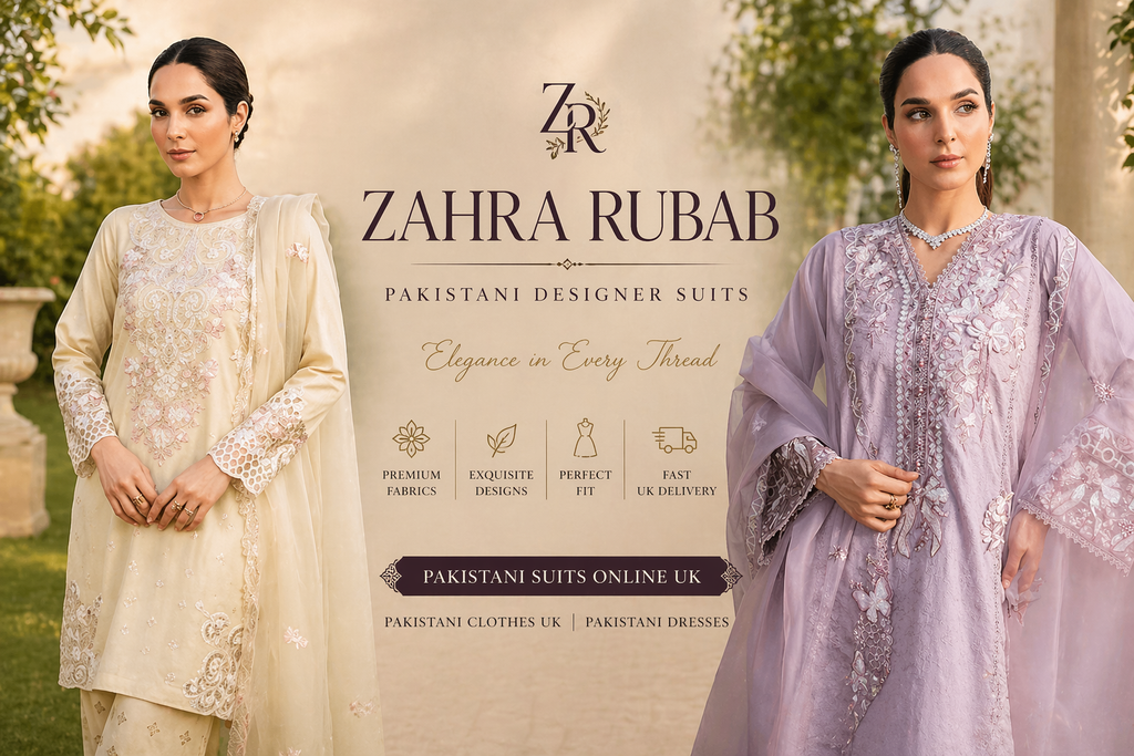 Zahra Rubab Pakistani Designer Suit – Timeless Elegance for Modern Women