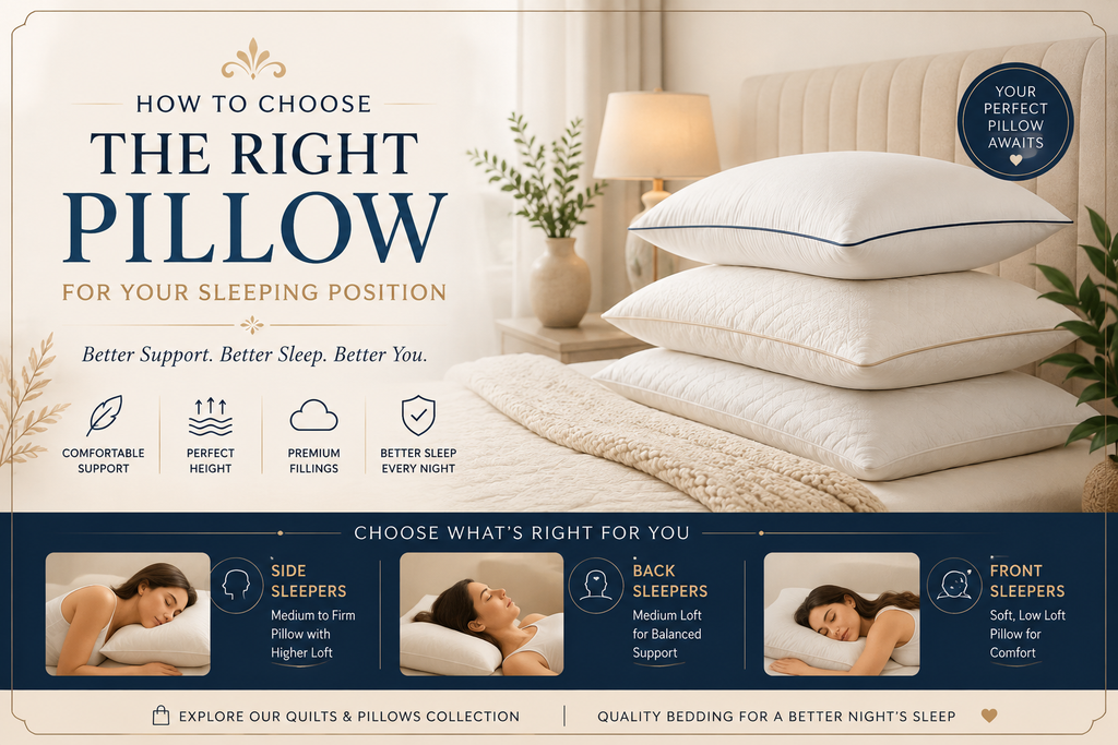 How to Choose the Right Pillow for Your Sleeping Position