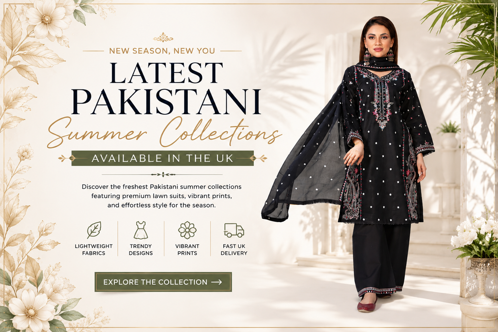 Latest Pakistani Summer Collections Available in the UK