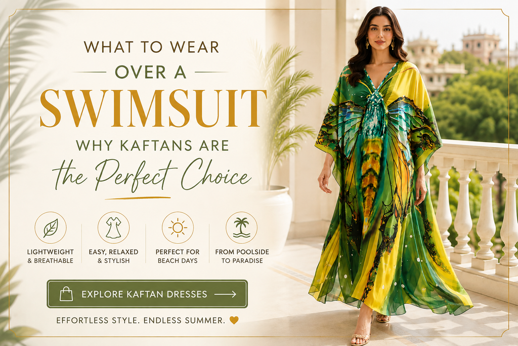 What to Wear Over a Swimsuit: Why Kaftans Are the Perfect Choice