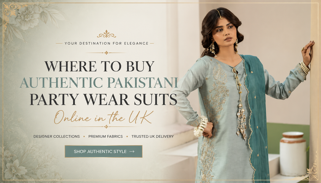 Where to Buy Authentic Pakistani Party Wear Suits Online in the UK