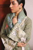 Qalmkar Jacquard Digital Printed Suit QW-09 (A) KHANZA
