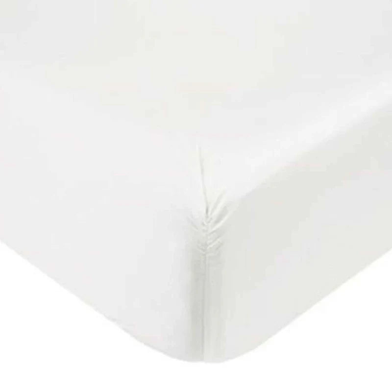 Luxury 800 Thread Count Egyptian Cotton Fitted Sheets - (30cm, White)
