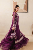 Farasha Chiffon 3 piece suit Plum Affair