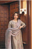 Munira Embroidered Lawn Suit MSL158- Pakistani Lawn Dresses