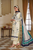 Attire Designer Embroidered Cotton Lawn 3PC Suit AD-14