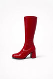 Red Patent Boots 12733