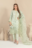 Tawakkal Embroidered Organza Suit D-3362