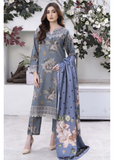 Raniya.H Embroidered Dhanak 3 Piece Suit Isra