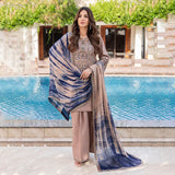 Zahra Rubab Embroidered Cotton Suit ZR-2532 | ROSE