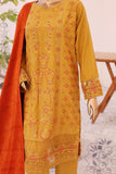 Nau Bahar Dhanak Embroidered Suit with Velvet Shawl NB-05