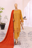 Nau Bahar Dhanak Embroidered Suit with Velvet Shawl NB-05