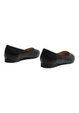 Women's Black Closed Toe Ballet Flats