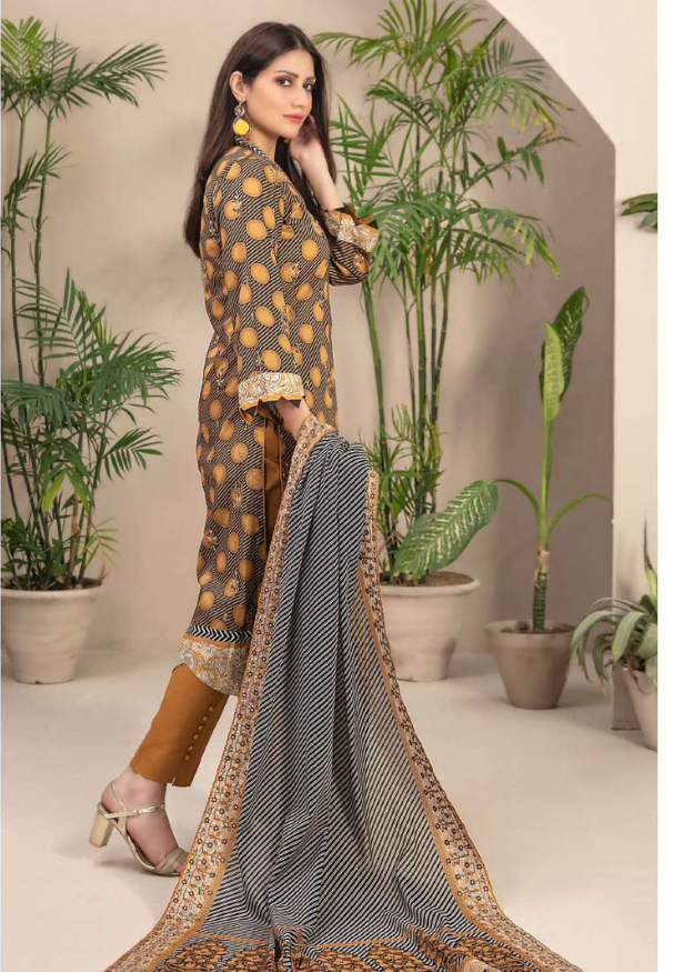 Tawakkal Embroidered Lawn 3 Piece Suit D8874