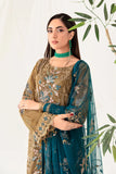 Ramsha Embroidered Chiffon 3 Piece Suit D-1012