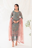 Ramsha Embroidered Chiffon 3 Piece Suit D-1010