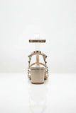 Rose Gold Ankle Strap Heel BS-7
