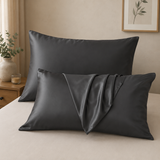 Satin Silk Pillow Case Pack of 2 | 50x75 cm