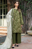Farasha PK Embroidered Khaddar Suit Olvyn