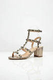 Rose Gold Ankle Strap Heel BS-7