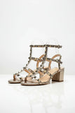 Rose Gold Ankle Strap Heel BS-7