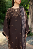 Farasha PK Embroidered Khaddar Suit Woodmist