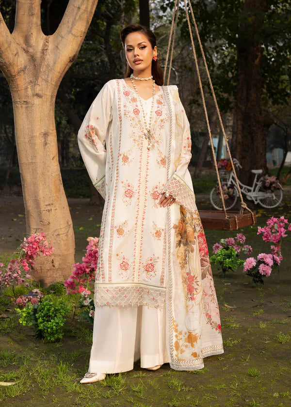 Zarqun Embroidered Lawn 3PC Suit 2615-B