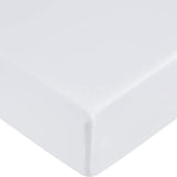 Shrinkage and Fade Resistant Deep Fitted Microfiber Sheets 30cm- White