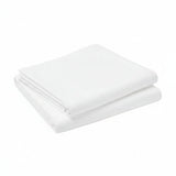 Cot Bed Sheets Super Soft Breathable Polycotton Fitted Sheet - White