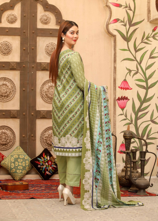 Bin Saeed Embroidered Lawn 3 Piece BS-36