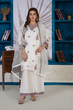 Attire Designer Embroidered Cotton Lawn 3PC Suit AD-18