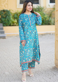 Bin Saeed Digital Printed Embroidered Linen 2 Piece BS50