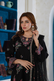 Attire Designer Embroidered Cotton Lawn 3PC Suit AD-19