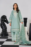 Attire Designer Embroidered Lawn 3PC Suit AD-10